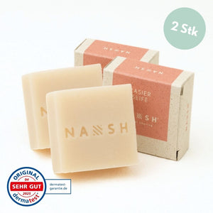 Organic shaving soap set of 2