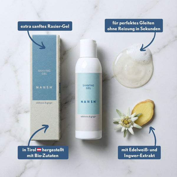 PURE Rasiergel & Aftershave Balsam STARTER SET